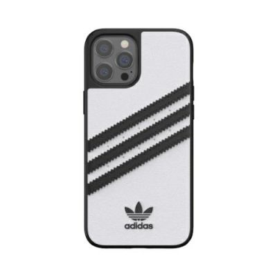 2. Adidas OR Moulded Case PU für iPhone 12 Pro Max - Weiß/Schwarz