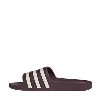 5. Adidas Adilette Aqua Burgundy Flip-Flops KJ7353