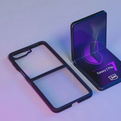 10. 3mk Satin Armor Case+ für Samsung Galaxy Z Flip 7 - Transparent Schwarz