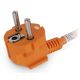 4. Entac ESECG1.5-10-O Splitter 10 m 1 x Netzwerkdose Innenbereich Orange