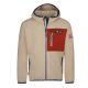 Trollkids Kids Aurlandsfjord Jacket Kinder-Fleecejacke mit Reißverschluss und Kapuze, beige (466-815)