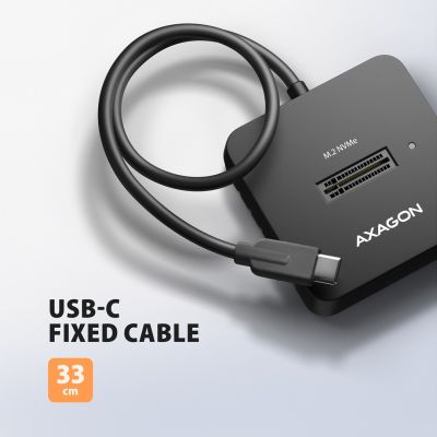 7. Axagon ADSA-M2C11L Festplatten-Dockingstation USB 3.2 Gen 2 (3.1 Gen 2) Typ-C Schwarz