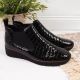 27. Rieker W R474 Schlangenleder Stiefeletten schwarz