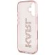 7. Karl Lagerfeld IML Strass Logo iPhone 16 Hülle - Rosa