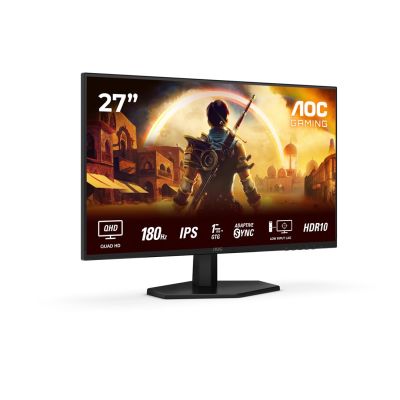 2. AOC Q27G42XE Monitor 27" IPS QHD 180Hz 1ms 2560x1440 2xHDMI Schwarz