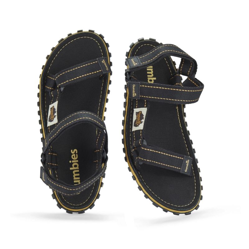 9. Gumbies Tracker Sandalen Unisex Schwarz M GU-SATRA001