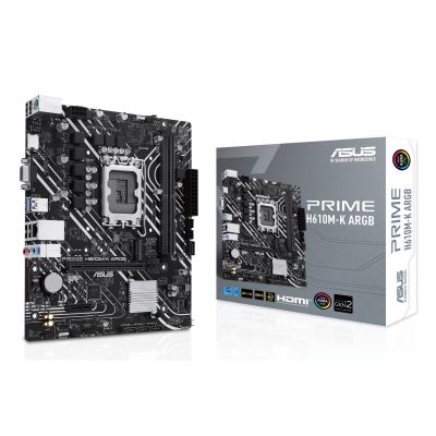 ASUS PRIME H610M-K ARGB Intel H610 LGA 1700 Micro-ATX