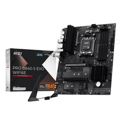 4. MSI Pro B840-S EVO WIFI6E AMD B840 Sockel AM5 ATX