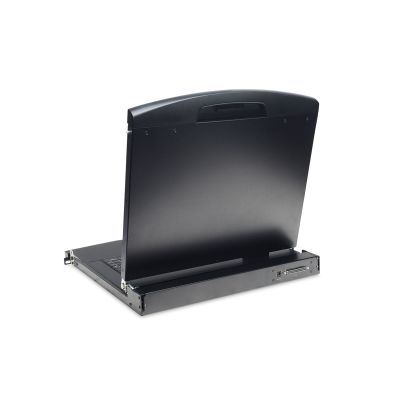 6. Digitus Modularkonsole mit 19-Zoll-TFT-Monitor (48,3 cm), 16-Port-Cat.-5-KVM-Switch und Touchpad, deutsche Tastatur