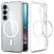 2. Spigen Ultra Hybrid Mag MagSafe Hülle für Samsung Galaxy S26+ - Transparent und Weiß