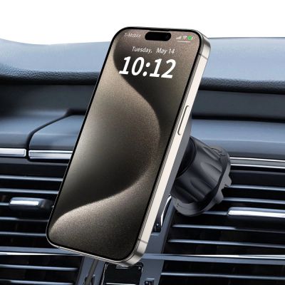 7. Autohalterung mit 15W Tech-Protect MM15W-V6 Ladegerät mit MagSafe für Armaturenbrett und Lüftungsschlitze – Schwarz