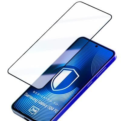 4. 3mk HardGlass Max Lite Schwarzes gehärtetes Glas für Samsung Galaxy S24 FE