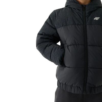 5. Jungen Daunenjacke 4F M621 tiefschwarz 4FJWAW25TDJAM621 20S