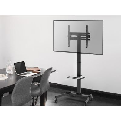 8. Bodenhalterung für Fernseher 32"-55"/35 kg, 1 TFT, 1 Abl., Schwarz