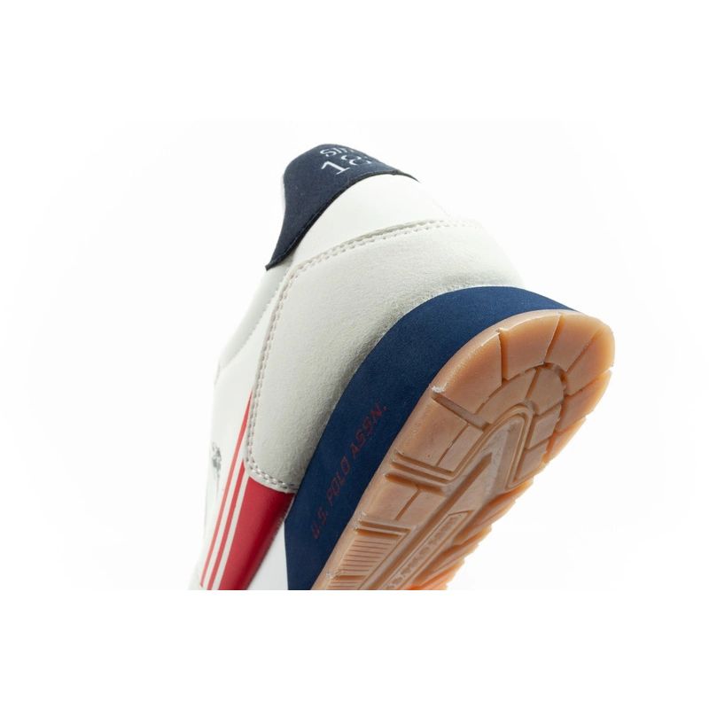 7. US Polo Assn Sportschuhe, Sneaker für Herren, modisch, bequem, weiß