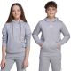 9. adidas Essentials Hoodie für Kinder, grau, JV9995