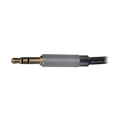 10. 3,5-mm-Klinkenstecker auf 2 Cinch-Stecker Audiokabel, 5 m, Schwarz