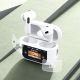 5. Dudao U19 In-Ear TWS kabelloser Bluetooth 5.3 Kopfhörer mit LED-Anzeige – Weiß