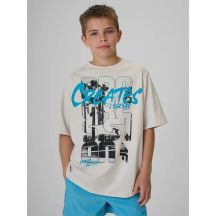 Baumwoll-T-Shirt für Jungen 4F 4FJRSS26TTSHM4167-27S