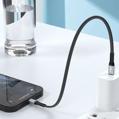 6. Dudao L10P Lightning - USB-C PD 20W Kabel 0,23m - Schwarz