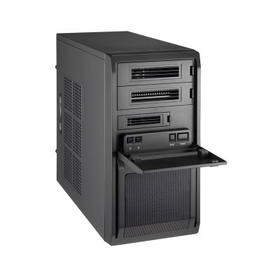 2. Chieftec LT-01B-350GPB Mini-Tower-Computer-Sicherheits- und Halterungssystem, Schwarz, 250 W