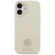 3. Guess Grained Strass Logo MagSafe Hülle für iPhone 17 - Beige