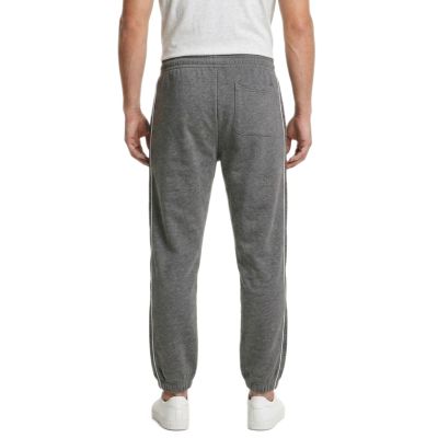 2. Calvin Klein Fleece-Jogginghose mit Logo-Band, grau meliert - LZ04LE291G-P7E