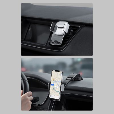17. Baseus 2in1 Autohalterung für Cockpit und Lüftungsgitter schwarz (SUYK000001)