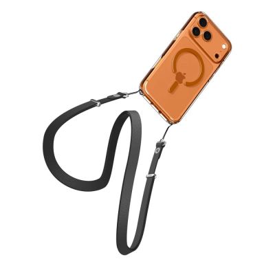 8. Spigen Ultra Hybrid MagSafe Hülle für iPhone 17 Pro – Transparentes Orange