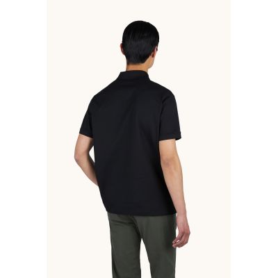 2. Paul&Shark Herren-Poloshirt aus Baumwolle, schwarz, 99311001-11 – elegant und strapazierfähig