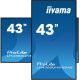 5. Iiyama 43 LH4360UHS-B2AG HDMI USB Monitor - 107,9 cm - 42,5"