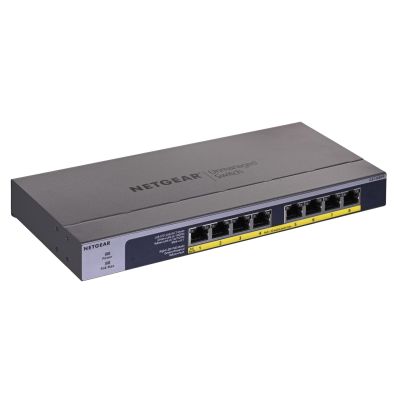 Netgear GS108PP-100EUS 8p PoE 123W (PoE+: 8p) Unmanaged Gigabit Switch