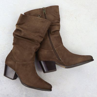 2. Braune Vinceza Wildlederstiefel 26-58597