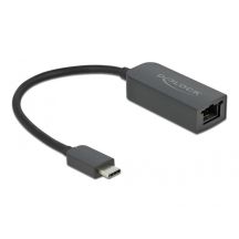DeLOCK Adapter USB Typ-C Stecker auf 2,5 Gigabit LAN kompakt