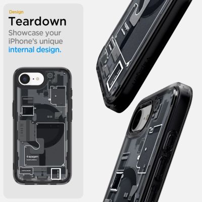 11. Spigen Ultra Hybrid MagSafe Hülle für iPhone 16e / 17e Zero One - Schwarz