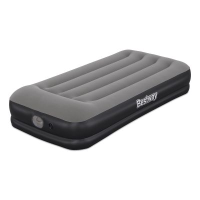 2. Bestway 671BT Luftmatratze, Einzelmatratze, Schwarz, Grau, Unisex