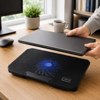 7. Esperanza EA141 Notebook-Kühlpad (17,x Zoll; 1 Lüfter; HUB)