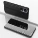 2. Clear View Case Hülle für Honor X7 / Honor Play 30 Plus Flip Cover schwarz