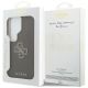 7. Guess Schutzhülle mit genarbtem, großem 4G-Metalllogo für Samsung Galaxy S26 Ultra – Braun