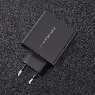 6. QOLTEC Wandladegerät 42 W | 5–20 V | 2,25–3 A | USB Typ C PD | USB | Schwarz