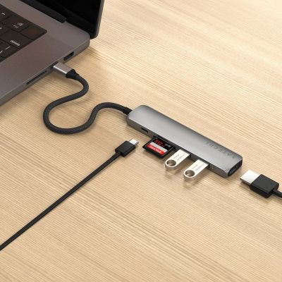 7. Satechi 6-in-1 - Dockingstation - USB-C 3.2 Gen 2 - HDMI