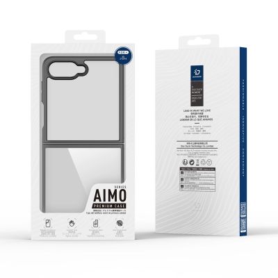 10. Dux Ducis Aimo Hülle für Samsung Galaxy Z Flip 8 - Schwarz