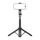 9. Selfie Stick WC1Y2S Teleskopstativ 1,3 m aus Aluminiumlegierung mit Telefonhalter – Schwarz