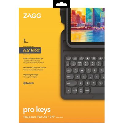 9. ZAGG Tastaturhülle für iPad Air 10,9" 4/5G und iPad Pro 11" M4 (2024)