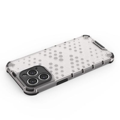 13. Wabenhülle für iPhone 14 Pro gepanzerte Hybridhülle schwarz