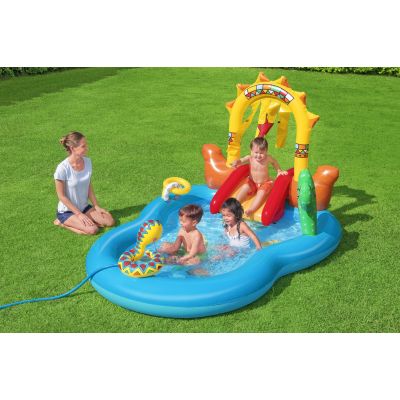 28. Bestway 53118 aufblasbarer Spielplatz 264x188x140cm
