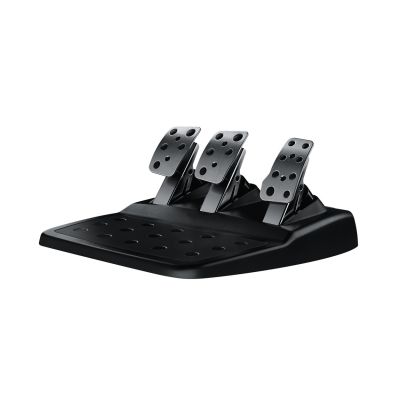 7. Logitech G 941-000113 Gamecontroller, schwarzes USB-Lenkrad + Pedale, analog/digital, kompatibel mit PC, PlayStation 4, PlayStation 5 und PlayStation 3