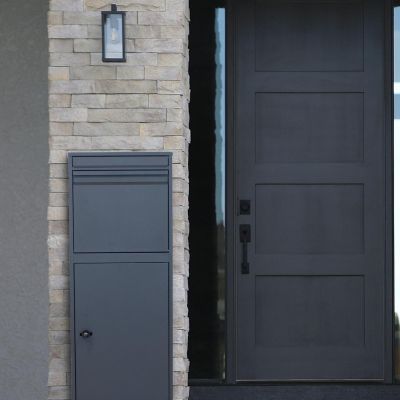 8. 2-in-1 Kurierbriefkasten, stehend, 38 x 41 x 102 cm, 1068749