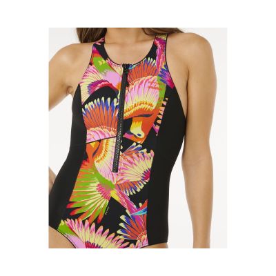 4. Damen-Badeanzug RIP CURL Mirage mit Reißverschluss vorne, mehrfarbig