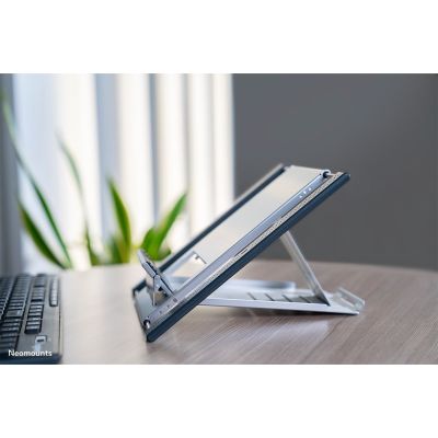 14. Neomounts NSLS100 Laptopständer mit Schwenkablage für Notebooks, Silber, 55,9 cm (22 Zoll)
